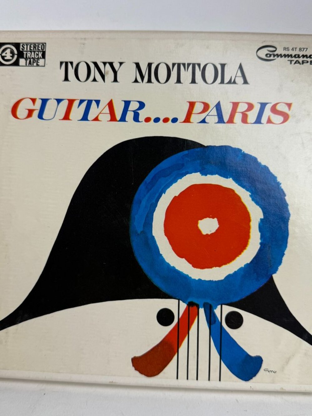 Tony Mottola Guitar Paris Brooks Reel to Reel Tape Command 4 Track Stereo 7.5